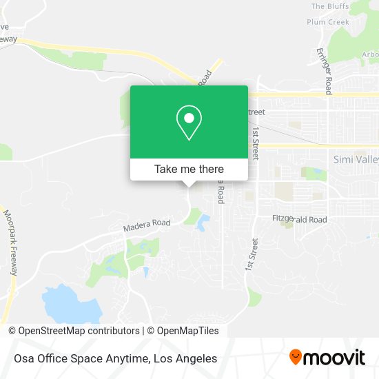 Osa Office Space Anytime map