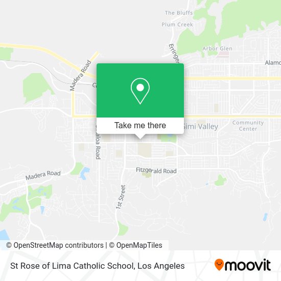 St Rose of Lima Catholic School map