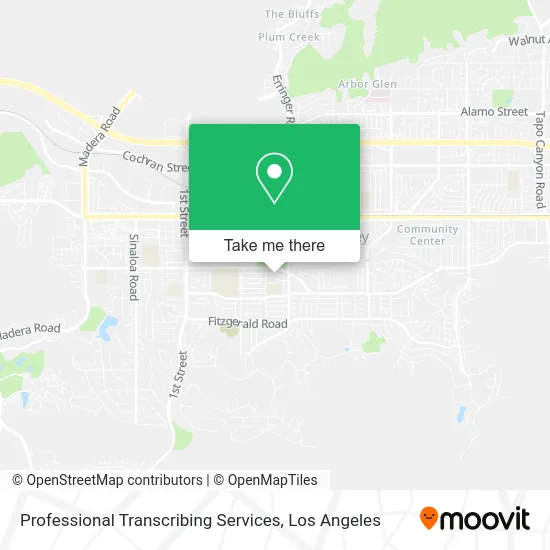 Mapa de Professional Transcribing Services