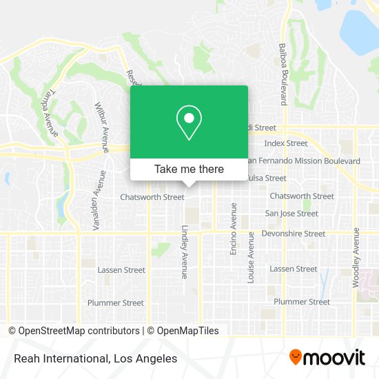 Reah International map