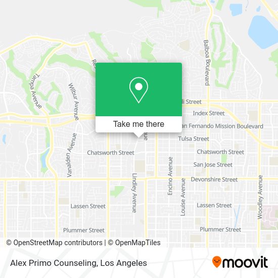 Alex Primo Counseling map