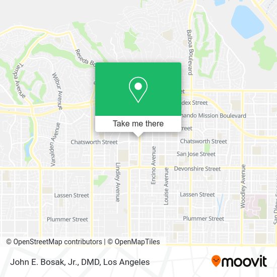 John E. Bosak, Jr., DMD map