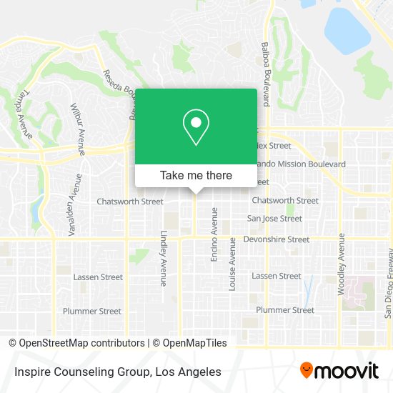 Mapa de Inspire Counseling Group