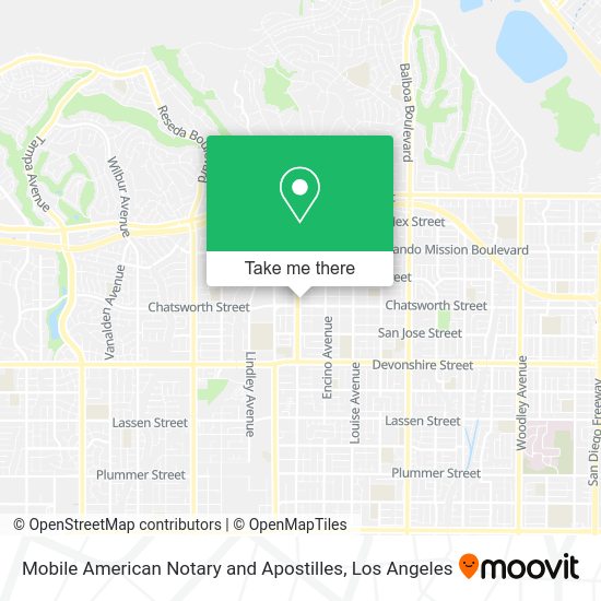 Mobile American Notary and Apostilles map