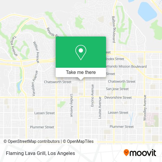 Flaming Lava Grill map