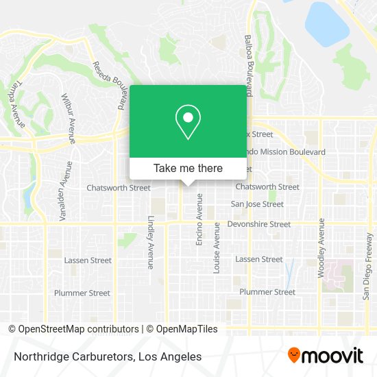 Northridge Carburetors map
