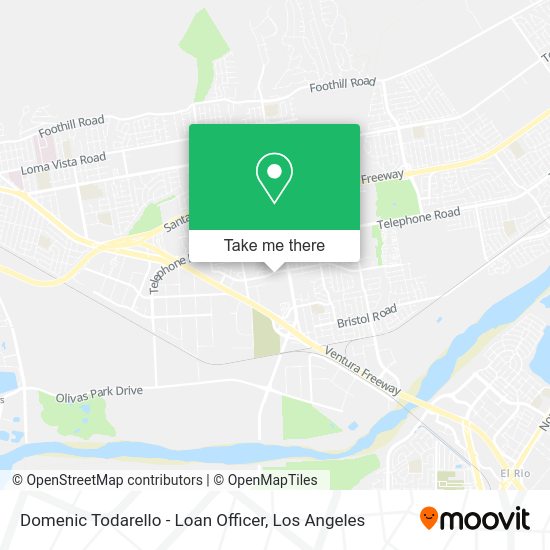 Domenic Todarello - Loan Officer map