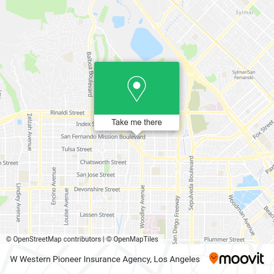 W Western Pioneer Insurance Agency map