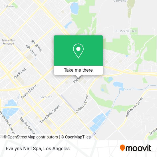 Evalyns Nail Spa map