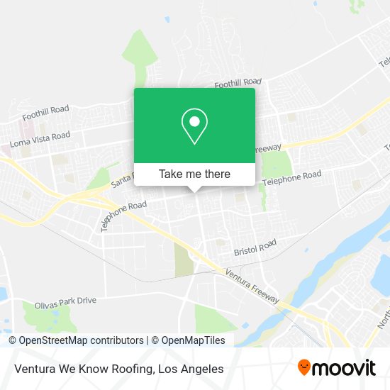 Ventura We Know Roofing map
