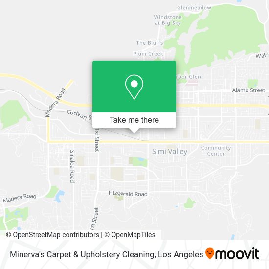 Mapa de Minerva's Carpet & Upholstery Cleaning