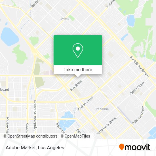 Mapa de Adobe Market