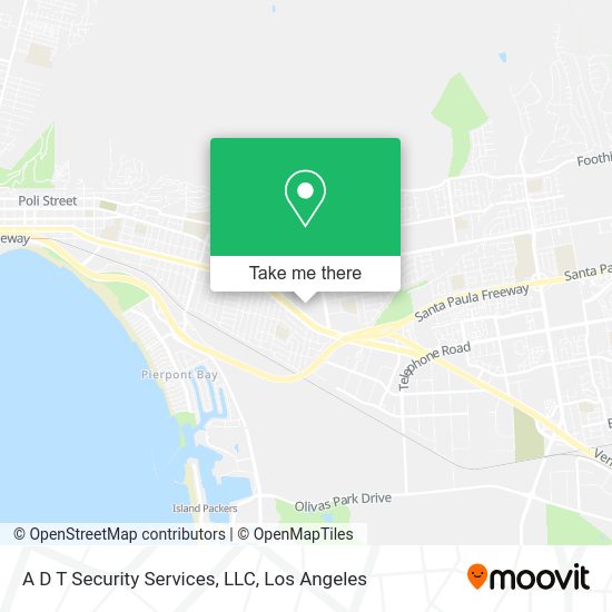 Mapa de A D T Security Services, LLC