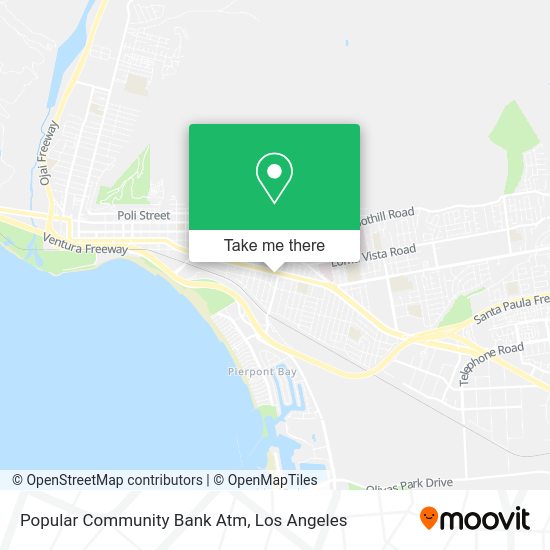 Popular Community Bank Atm map
