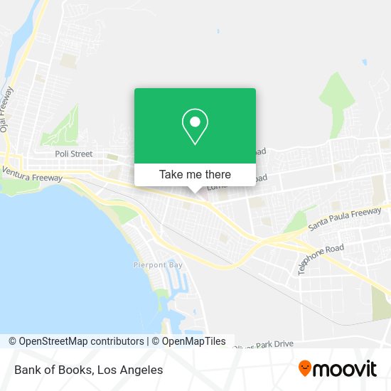 Bank of Books map