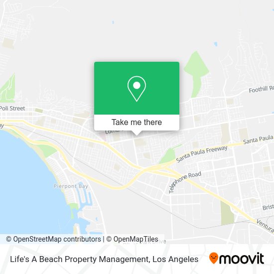 Life's A Beach Property Management map