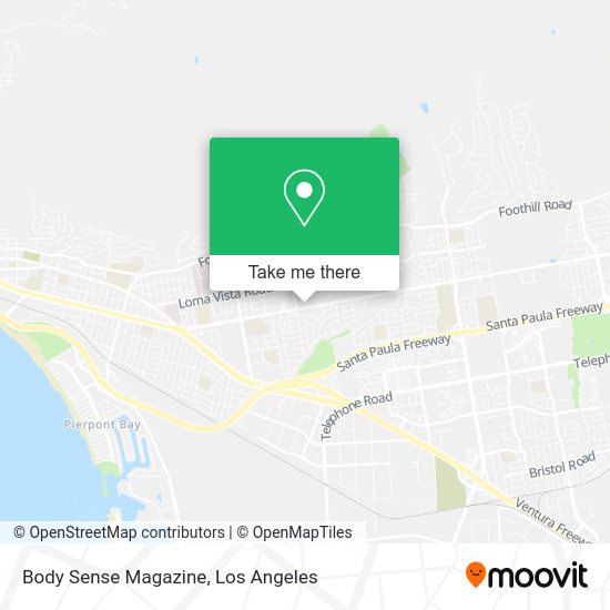 Body Sense Magazine map