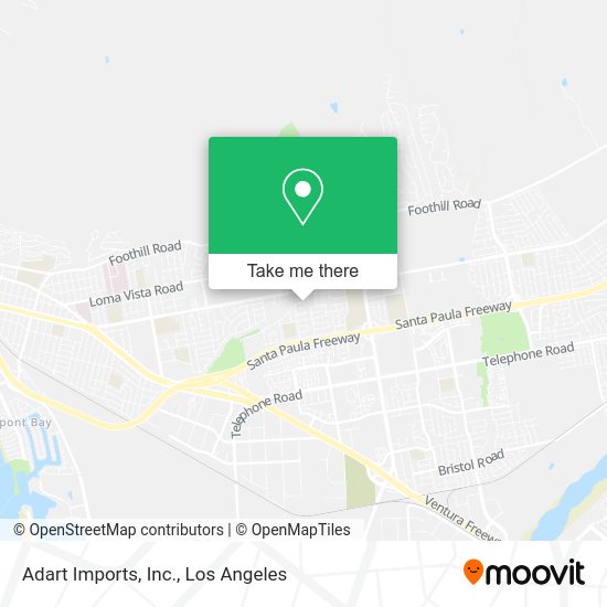 Adart Imports, Inc. map