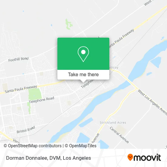 Dorman Donnalee, DVM map