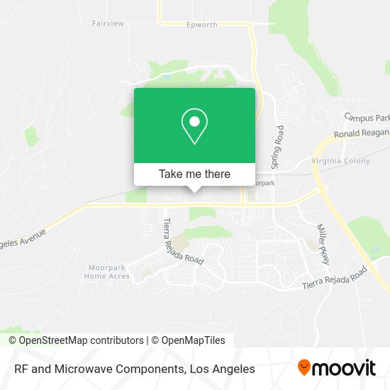 RF and Microwave Components map