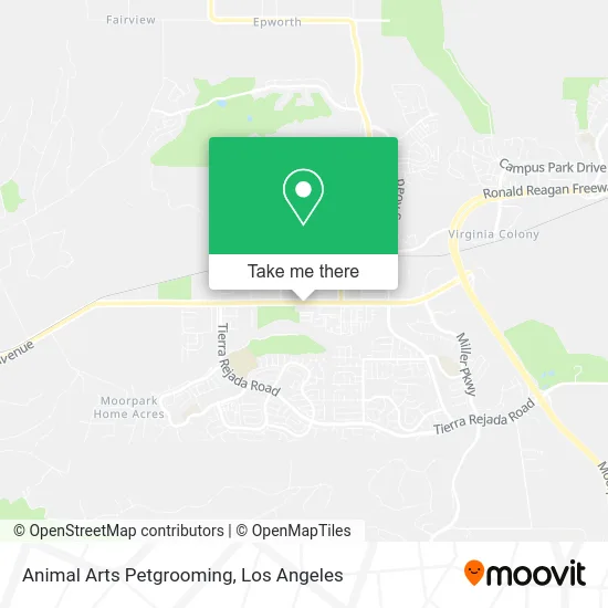 Animal Arts Petgrooming map