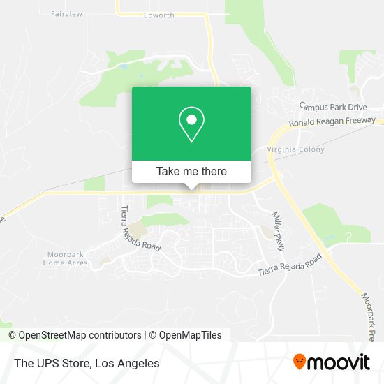 Mapa de The UPS Store