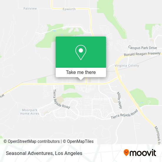 Seasonal Adventures map