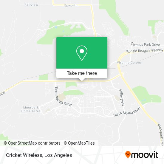 Cricket Wireless map