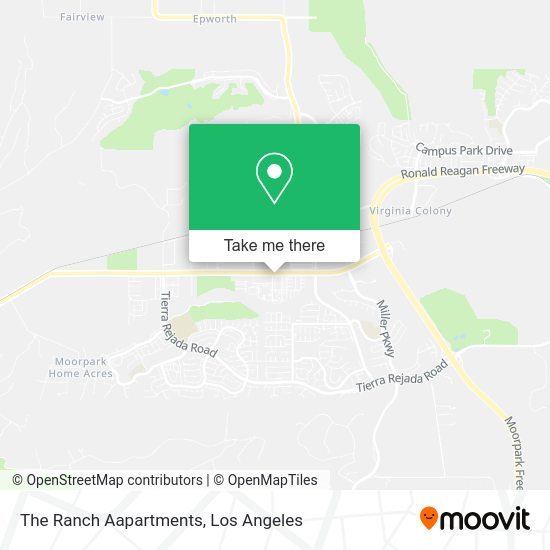 The Ranch Aapartments map
