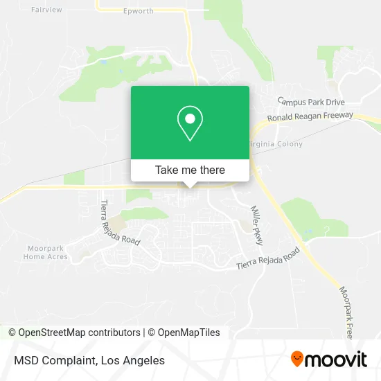 MSD Complaint map