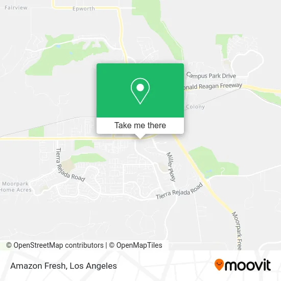 Amazon Fresh map
