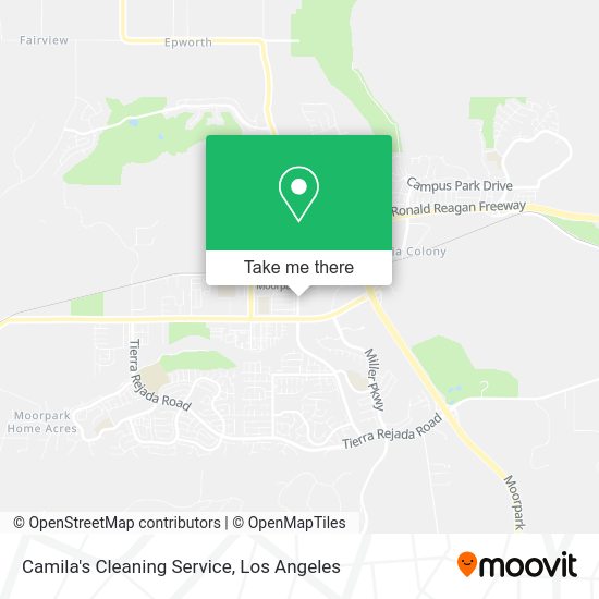 Mapa de Camila's Cleaning Service