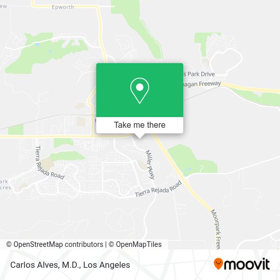 Carlos Alves, M.D. map