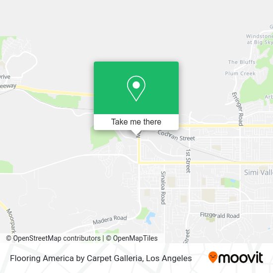 Flooring America by Carpet Galleria map