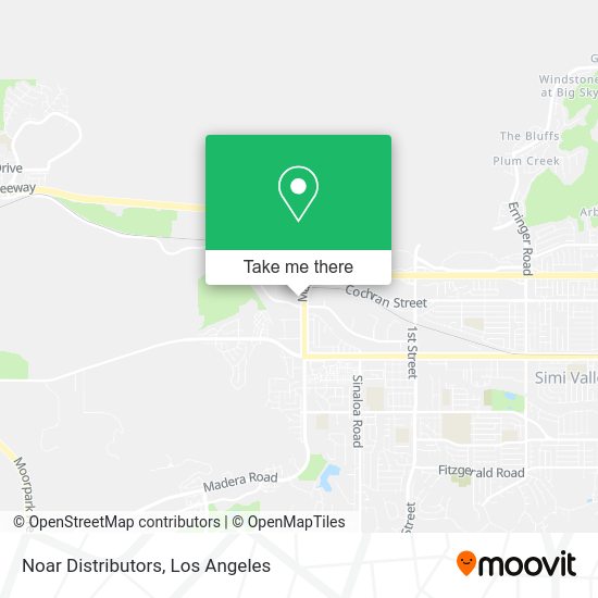Noar Distributors map