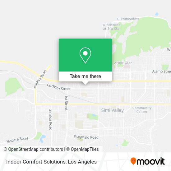 Mapa de Indoor Comfort Solutions