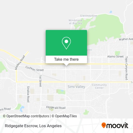 Ridgegate Escrow map