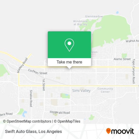 Swift Auto Glass map