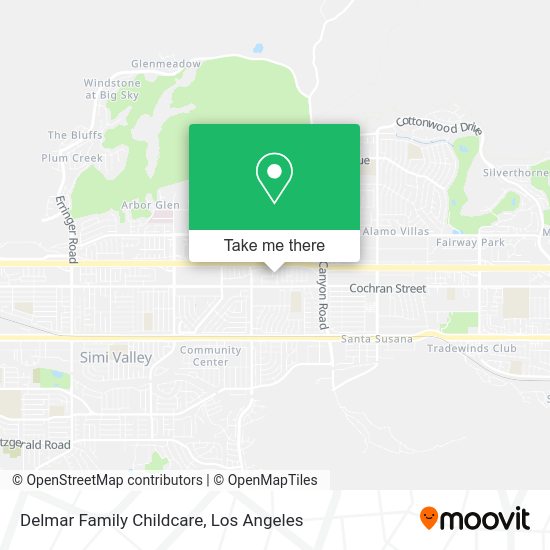 Delmar Family Childcare map