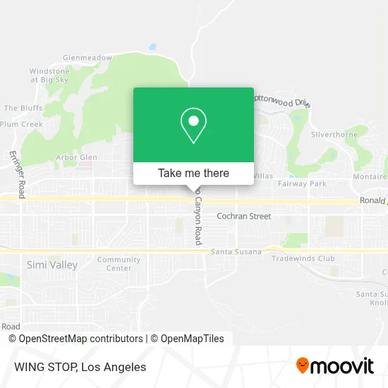 WING STOP map