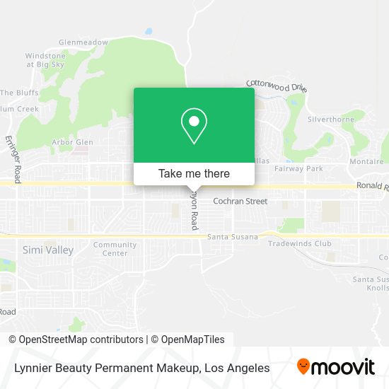 Lynnier Beauty Permanent Makeup map
