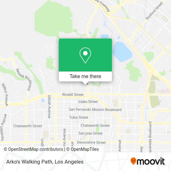 Arko's Walking Path map
