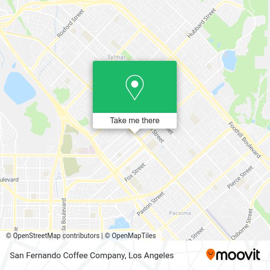 Mapa de San Fernando Coffee Company