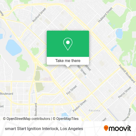 smart Start Ignition Interlock map