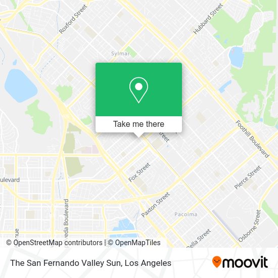 Mapa de The San Fernando Valley Sun