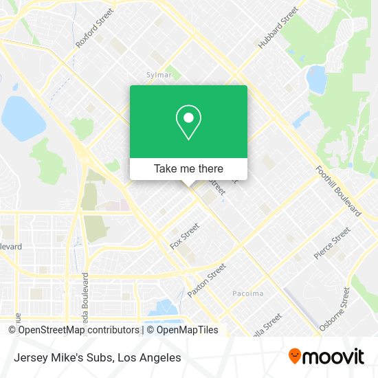 Jersey Mike's Subs map