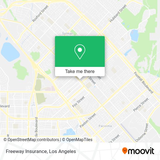 Freeway Insurance map