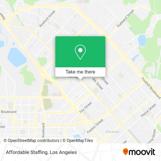 Affordable Staffing map
