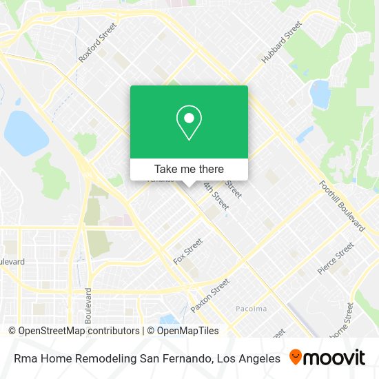 Rma Home Remodeling San Fernando map