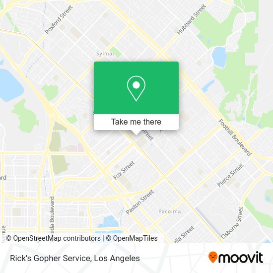 Mapa de Rick's Gopher Service